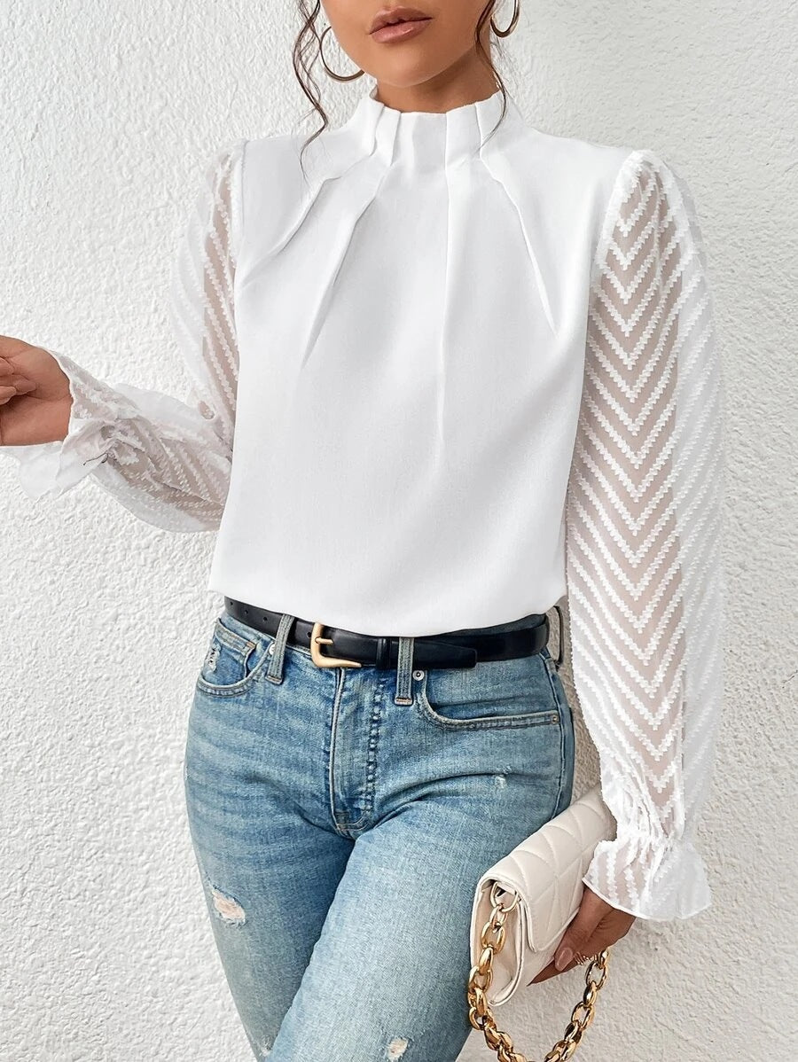 Classic Ladies Long Sleeve Top - OutfitLondon