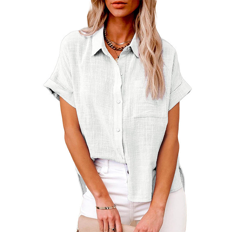 Soft Relaxed Fit Women's Button Down Shirt - OutfitLondon