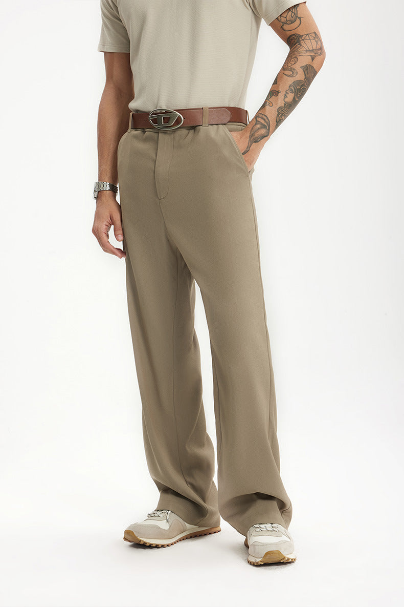 Relaxed Fit Mens Casual Dress Pants