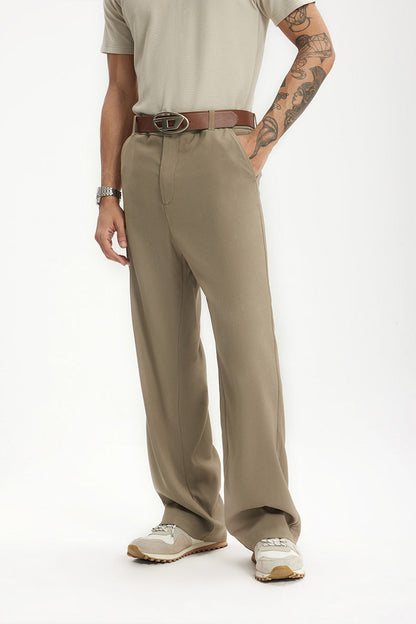 Relaxed Fit Mens Casual Dress Pants