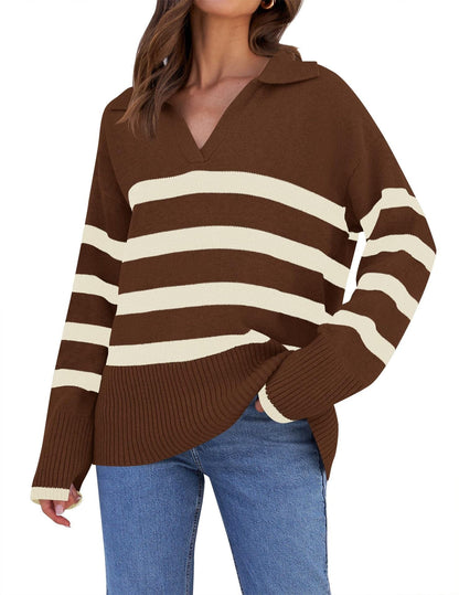 Soft Oversized Knit Winter Sweater Casual Fit - OutfitLondon