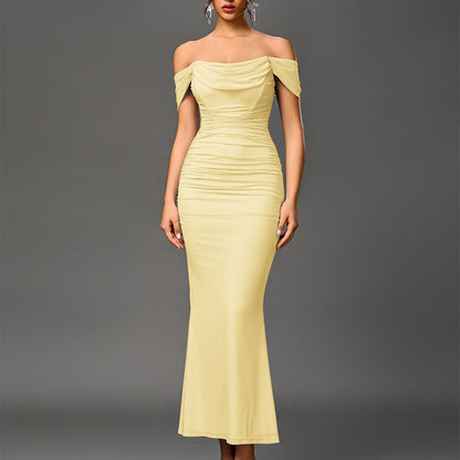 Chic Backless Mermaid Evening Gown