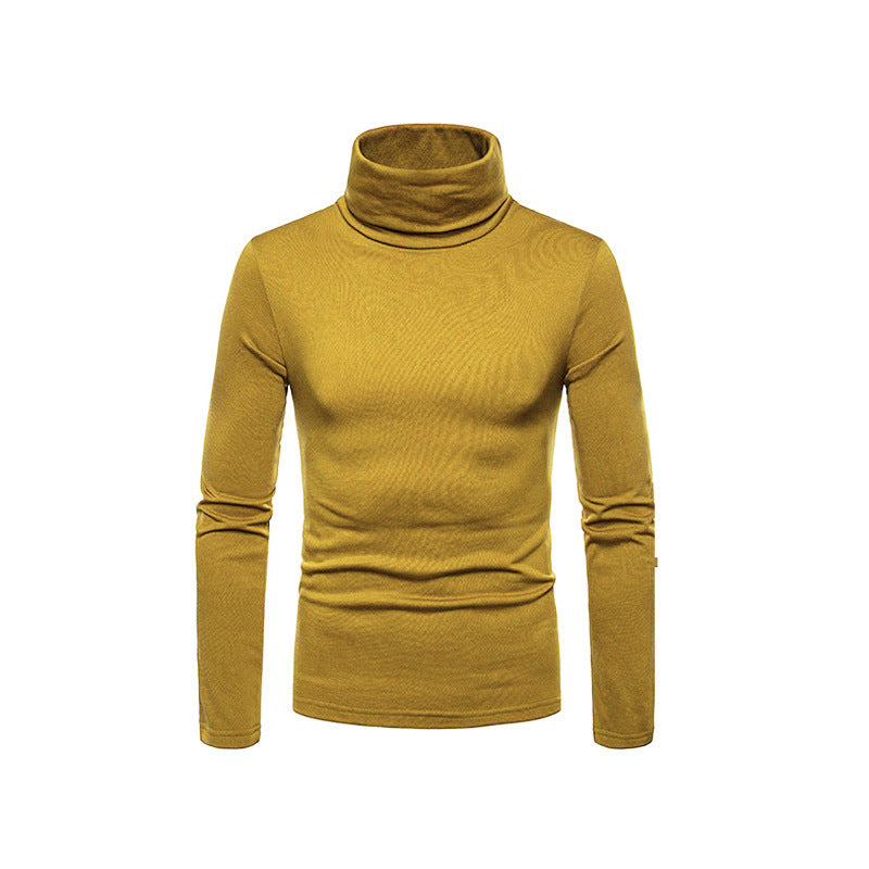 Slim Fit Men's Knit Turtleneck Sweater