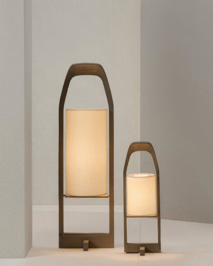Classic Wood Table Lamp, Soft Ambient Glow - OutfitLondon