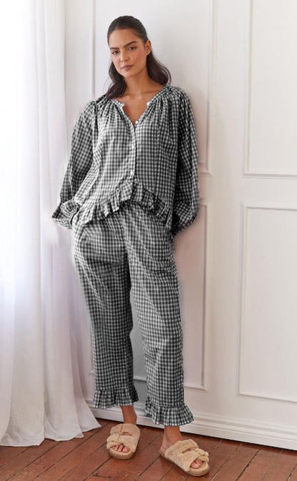 Pretty Top and Wide Leg Pants Set