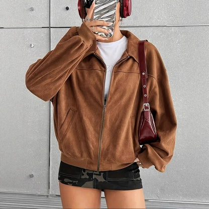Large Fit Zip Up Coat