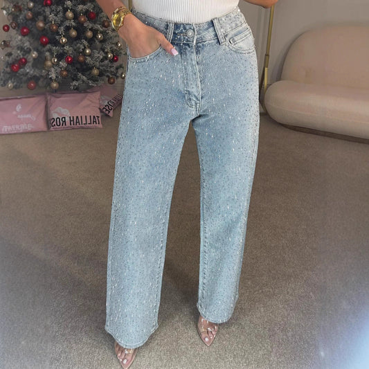 Vintage Style Relaxed Fit Straight Jeans - OutfitLondon