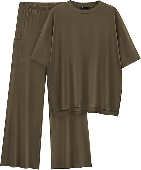 Comfortable Everyday Tops and Stretchy Pants Set