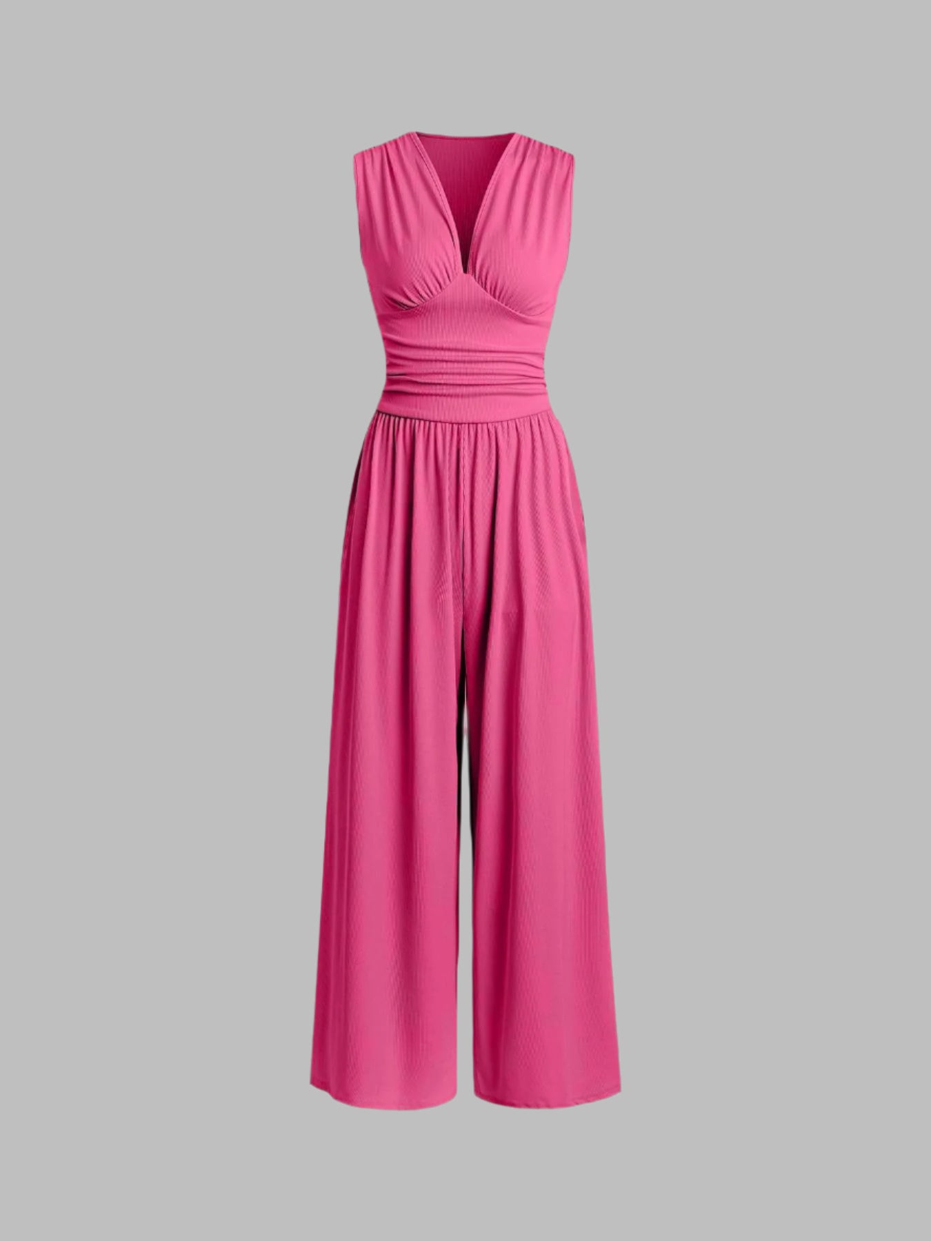 Stylish Sleeveless Wide Leg Romper
