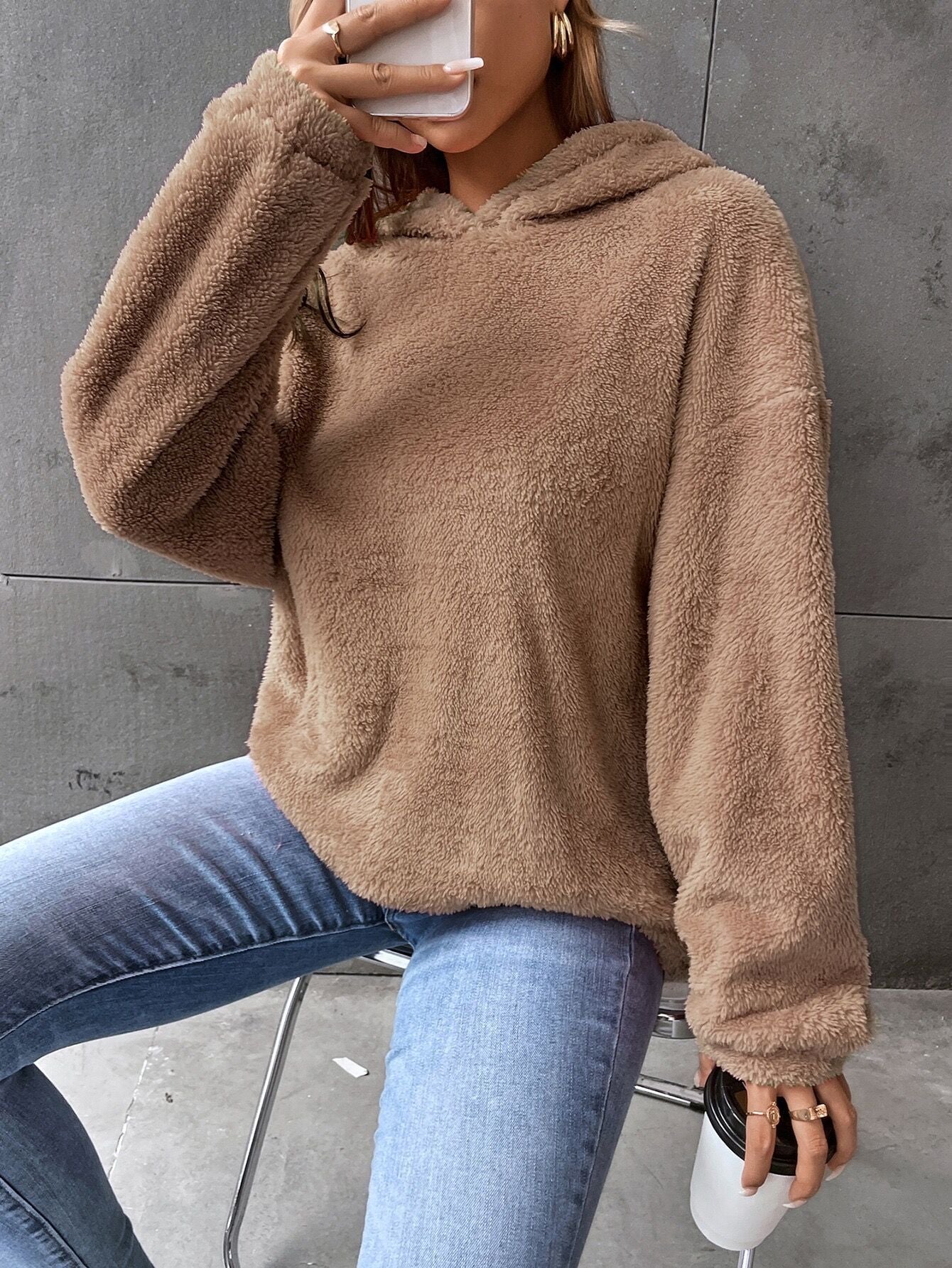 Soft Women's Fleece Hooded Sweatshirt - OutfitLondon