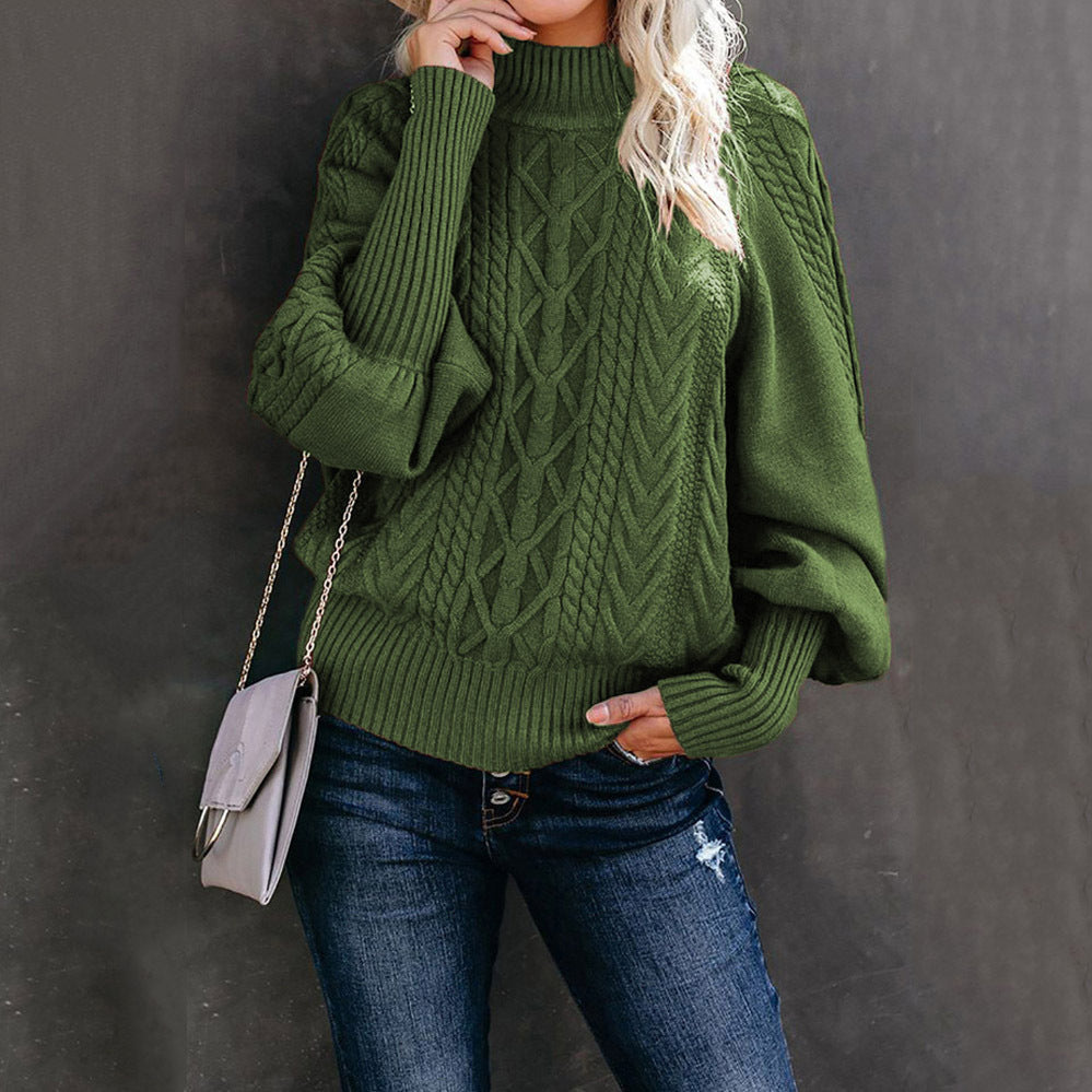Warm Oversized Knit Women's Sweater