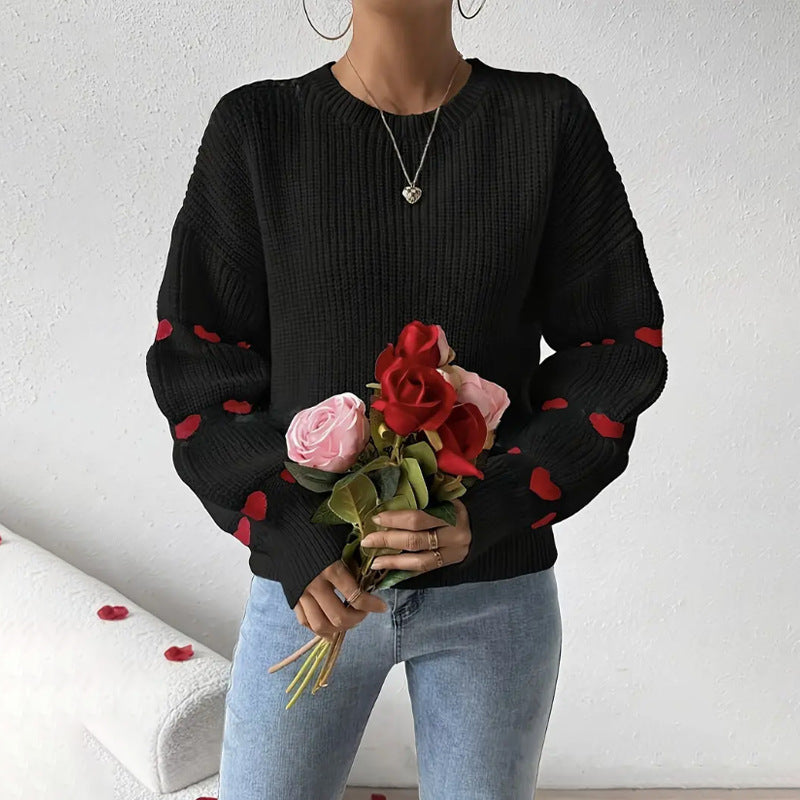 Comfortable Pastel Crew Neck Ladies Sweater