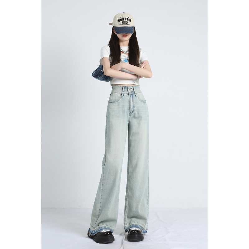 Relaxed Fit Distressed Denim Jeans - OutfitLondon