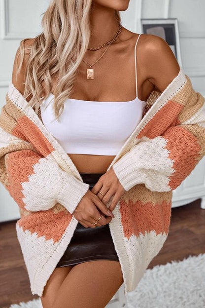 Soft Oversized Open Front Cardigan for Women