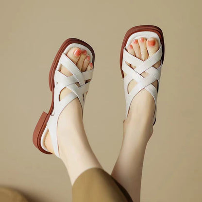 Comfortable Genuine Leather Sandals - OutfitLondon