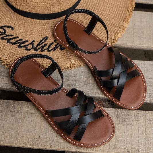 Comfortable Slip Resistant Flat Sandals - OutfitLondon