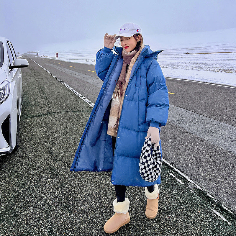 Warm Waterproof Puffer Coat with Hood