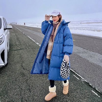 Warm Waterproof Puffer Coat with Hood