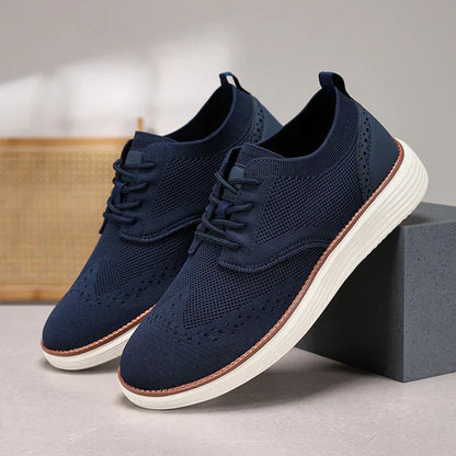 Classic Mens Work Shoes with Cushioned Insoles