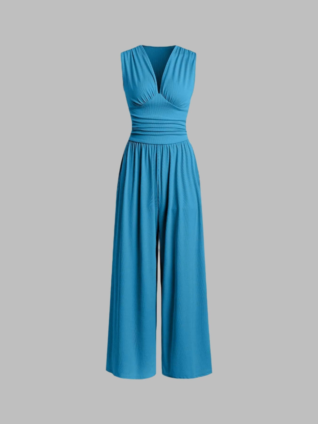 Stylish Sleeveless Wide Leg Romper