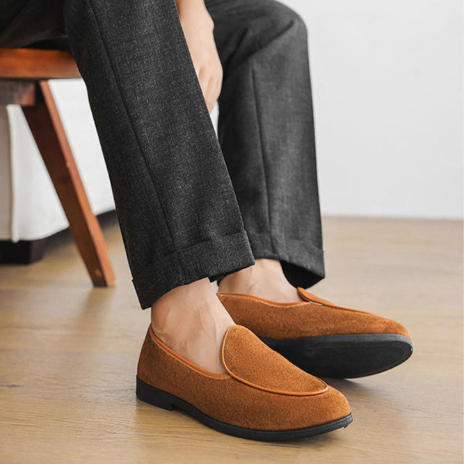 Luxurious Suede Slip On Shoes