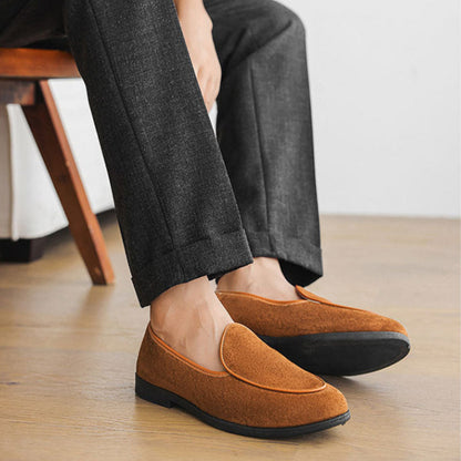 Luxurious Suede Slip On Shoes
