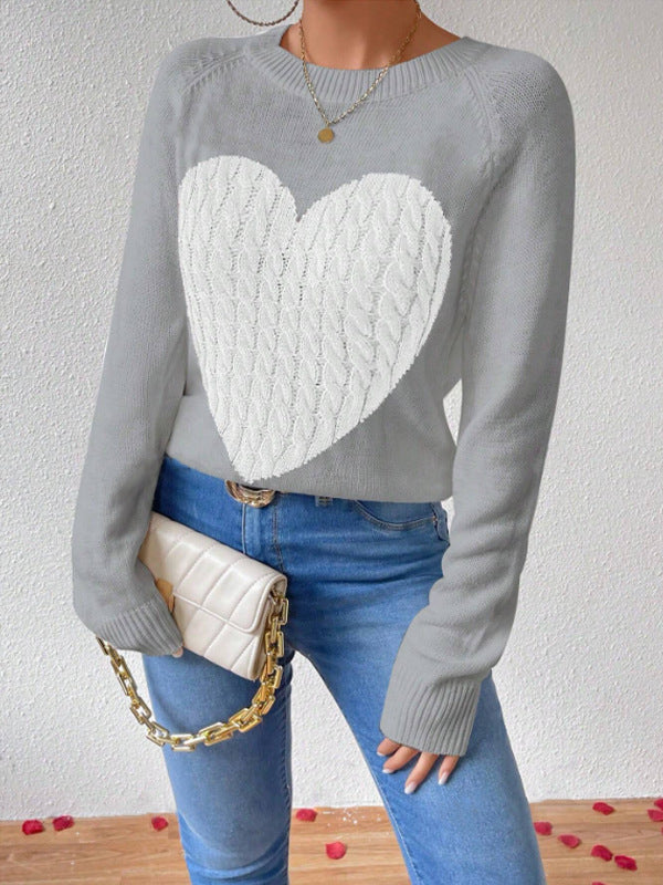 Women's Sweet Love Knit Sweater - OutfitLondon