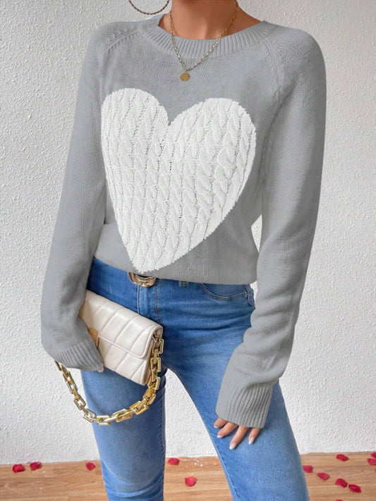 Women's Sweet Love Knit Sweater - OutfitLondon