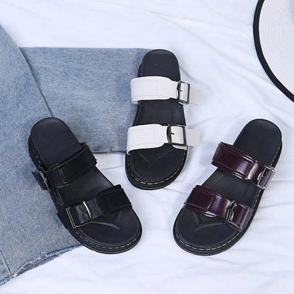 Comfy Buckle Strap Summer Sandals
