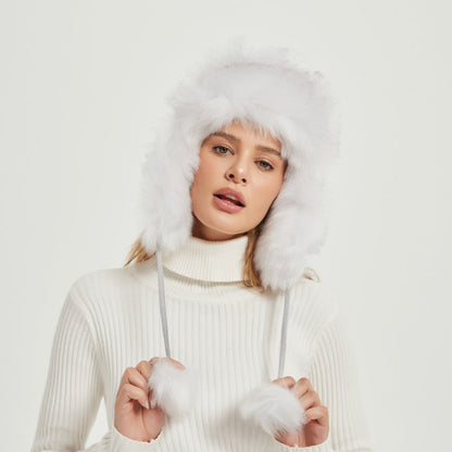 Warm Furry Animal Ear Winter Hat