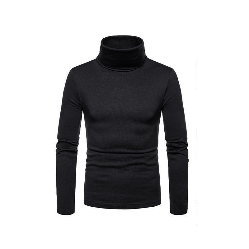 Slim Fit Men's Knit Turtleneck Sweater
