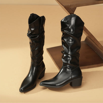 Premium Brown Leather Ankle Boots