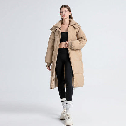Warm Hooded Down Winter Jacket