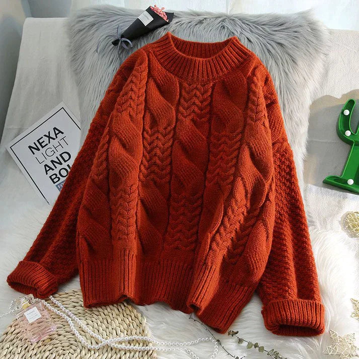Soft Women's Large Warm Winter Sweater