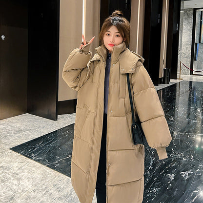 Warm Waterproof Puffer Coat with Hood