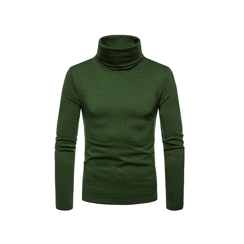 Slim Fit Men's Knit Turtleneck Sweater