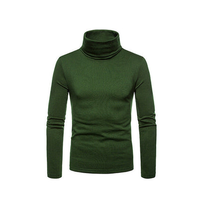 Slim Fit Men's Knit Turtleneck Sweater