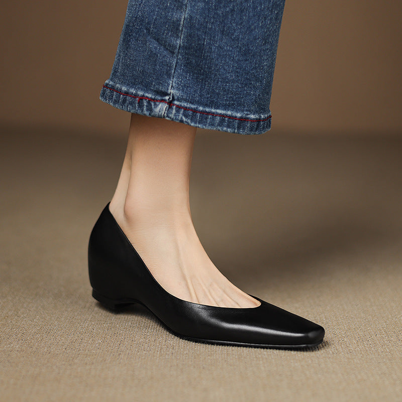 Real Leather Ballet Shoes