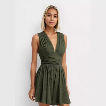 Trendy V-Neck Strapless Jumpsuit Romper