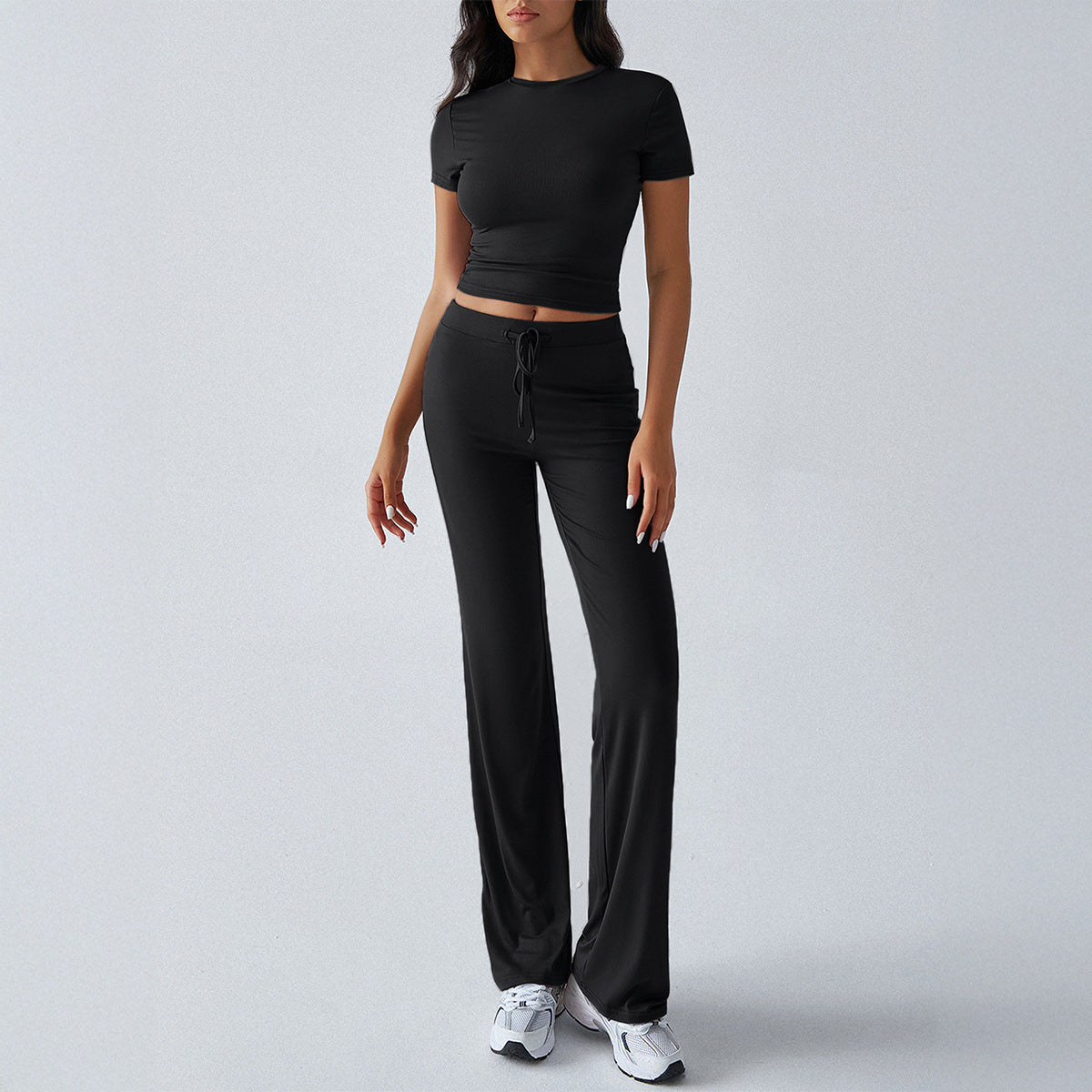 Casual Short Sleeve Loungewear Set