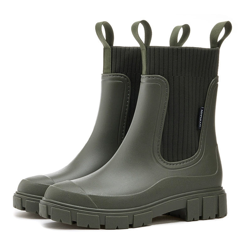 Warm Waterproof Ankle Boots with Grip Sole and Soft Insole