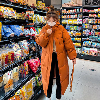 Warm Waterproof Puffer Coat with Hood