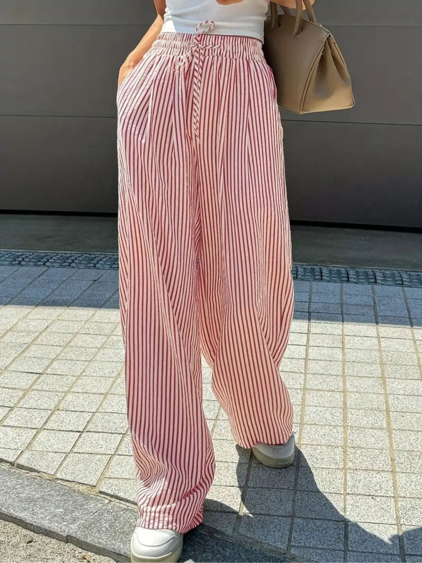 Casual Beachy Wide Leg Pants