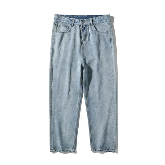 Comfortable Relaxed Fit Straight Leg Jeans - OutfitLondon