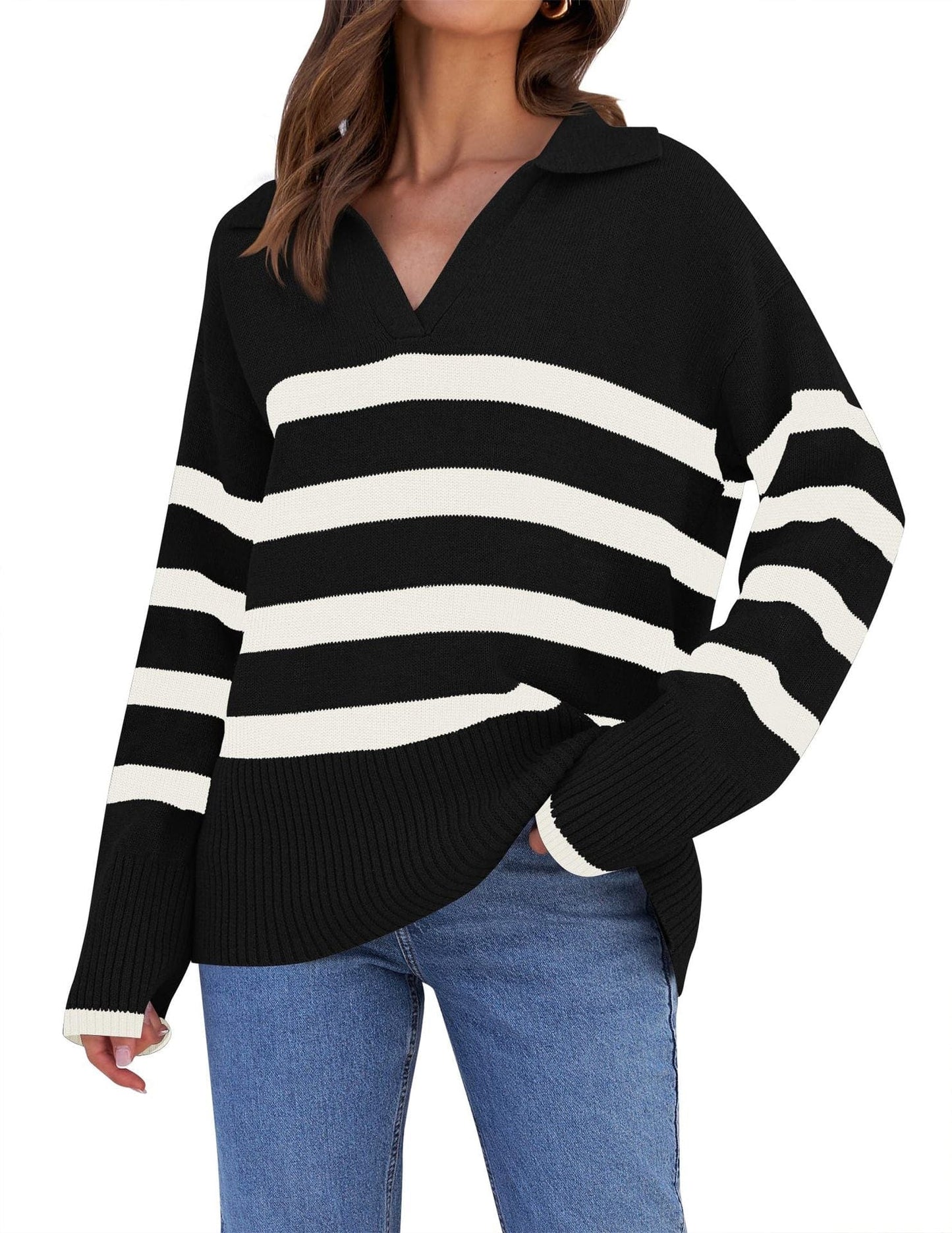Soft Oversized Knit Winter Sweater Casual Fit