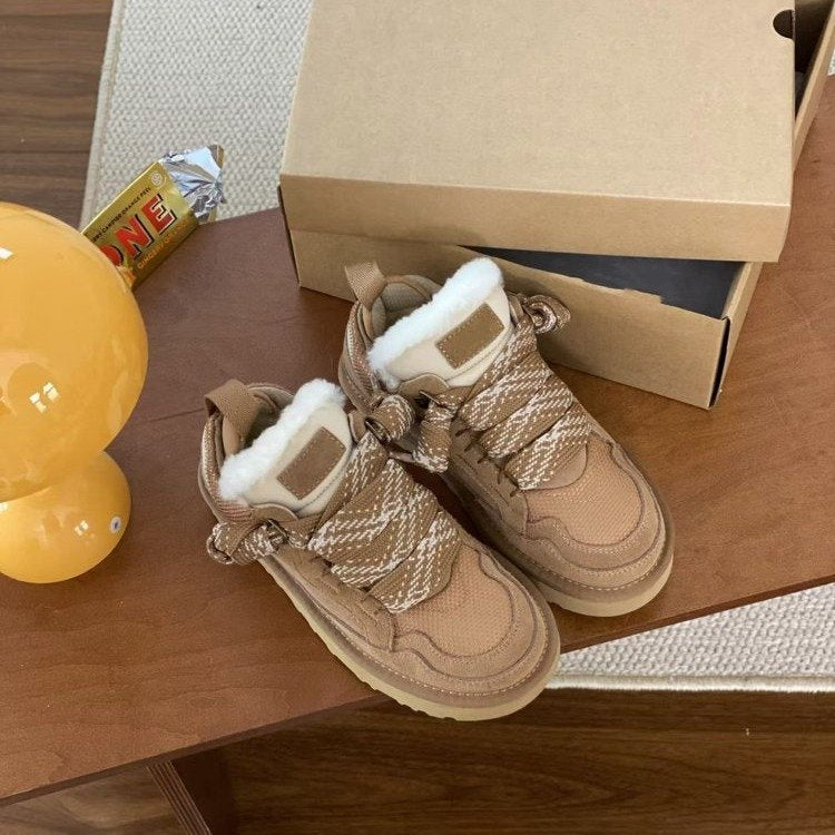 Warm Cozy Non-Slip Winter Sneakers