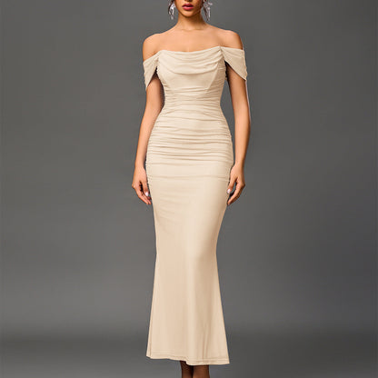 Chic Backless Mermaid Evening Gown