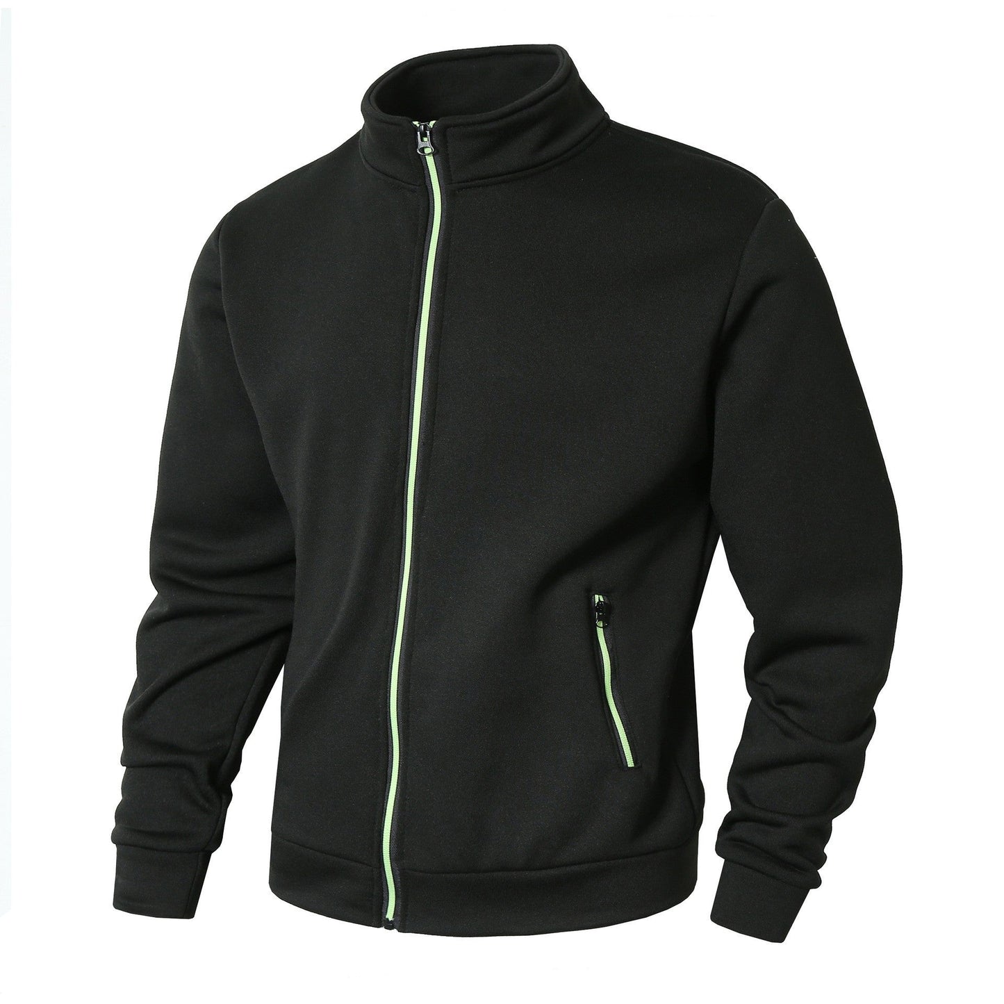 Warm High Neck Zip Up Fleece Jacket