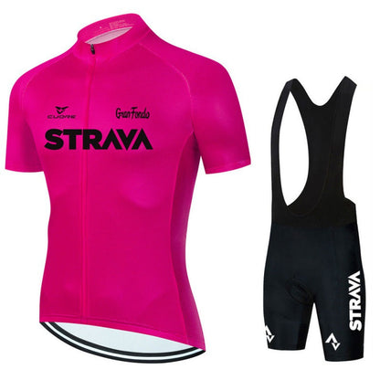 Men's Pro Cycling Jersey and Shorts Performance Set