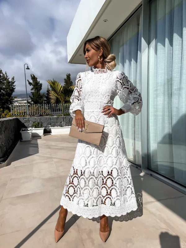 Elegant Lace Fit Bodycon Dress for Women